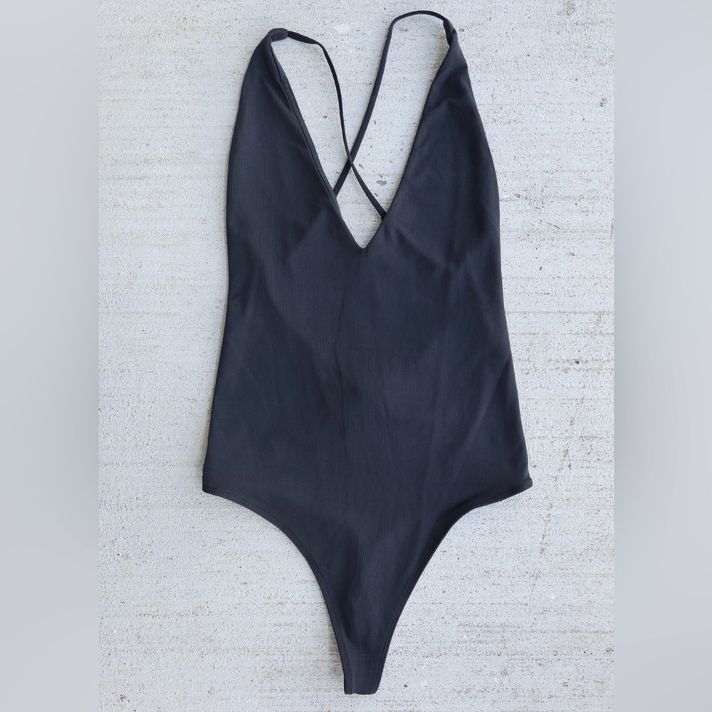Babaton Black Bodysuit